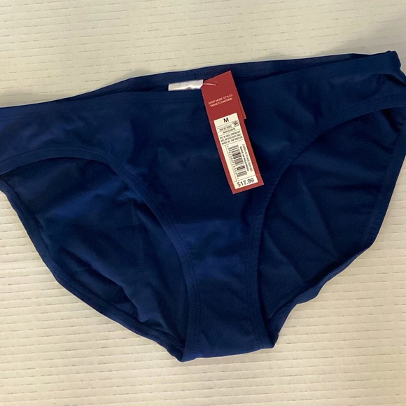 3/$20 Merona swimming suit hipster bikini bottoms navy blue - Picture 2 of 6